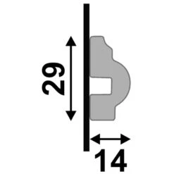 Leader 2.4m White Gloss Wrapped Chair Rail Moulding (120115) 5 Leader 2.4m White Gloss Wrapped Chair Rail Moulding (120115) -Flooring Discount Store 2 4m white gloss wrapped chair rail moulding 120115 p120115 243518 image