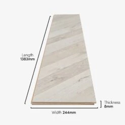 Kaindl Alnwig Oak - Chevron Parquet 8mm Laminate Flooring (333482) -Flooring Discount Store alnwig oak chevron parquet 8mm laminate flooring 333482 p120324 243328 image