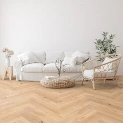Liberty Floors Bianco Oak - Manor Herringbone Parquet 14mm Engineered Real Wood Flooring (249871) -Flooring Discount Store bianco oak manor herringbone parquet 14mm engineered real wood flooring 249871 p108538 236056 image