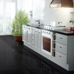 Liberty Floors Black - Lustre Flawless 8mm Laminate Flooring (183655) -Flooring Discount Store black lustre flawless 8mm laminate flooring 183655 p69725 187854 image