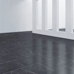 FAUS Black Marble - Industry Tile 8mm Laminate Flooring (217071) -Flooring Discount Store black marble industry tile 8mm laminate flooring 217071 p84220 187623 image