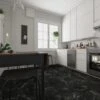 Liberty Floors Black Marble - Prima 5mm Rigid Core Vinyl Flooring (246858)