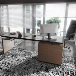 Falquon Flooring Black & White - Lustre Authentic 2.0 8mm Laminate Flooring (315201) -Flooring Discount Store black white lustre authentic 2 0 8mm laminate flooring 315201 p119270 242201 image