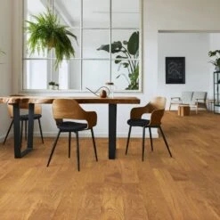 Liberty Floors Butterscotch Oak - Premier 14mm Engineered Real Wood Flooring (182141) -Flooring Discount Store butterscotch oak premier 14mm engineered real wood flooring 182141 p68606 231368 image