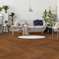 Liberty Floors Carbonised Strand Woven Bamboo - Herringbone Parquet 10mm Solid Real Wood Flooring (249972) -Flooring Discount Store carbonised strand woven bamboo herringbone parquet 10mm solid real wood flooring 249972 p108630 236308 image
