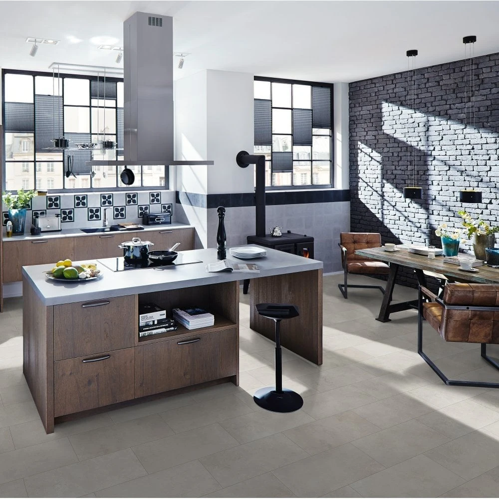 Liberty Floors Concrete Beige Stone - Universo 8mm Laminate Flooring (263463) 3 Liberty Floors Concrete Beige Stone - Universo 8mm Laminate Flooring (263463) - Image 3