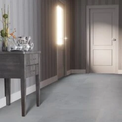 Liberty Floors Concrete Grey - Lustre 8mm High Gloss Laminate Flooring (217057) -Flooring Discount Store concrete grey lustre 8mm high gloss laminate flooring 217057 p84206 187683 image