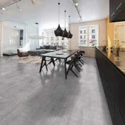 Liberty Floors Concrete Stone Grey - Universo 8mm Laminate Flooring (263469) -Flooring Discount Store concrete stone grey universo 8mm laminate flooring 263469 p113507 237111 image