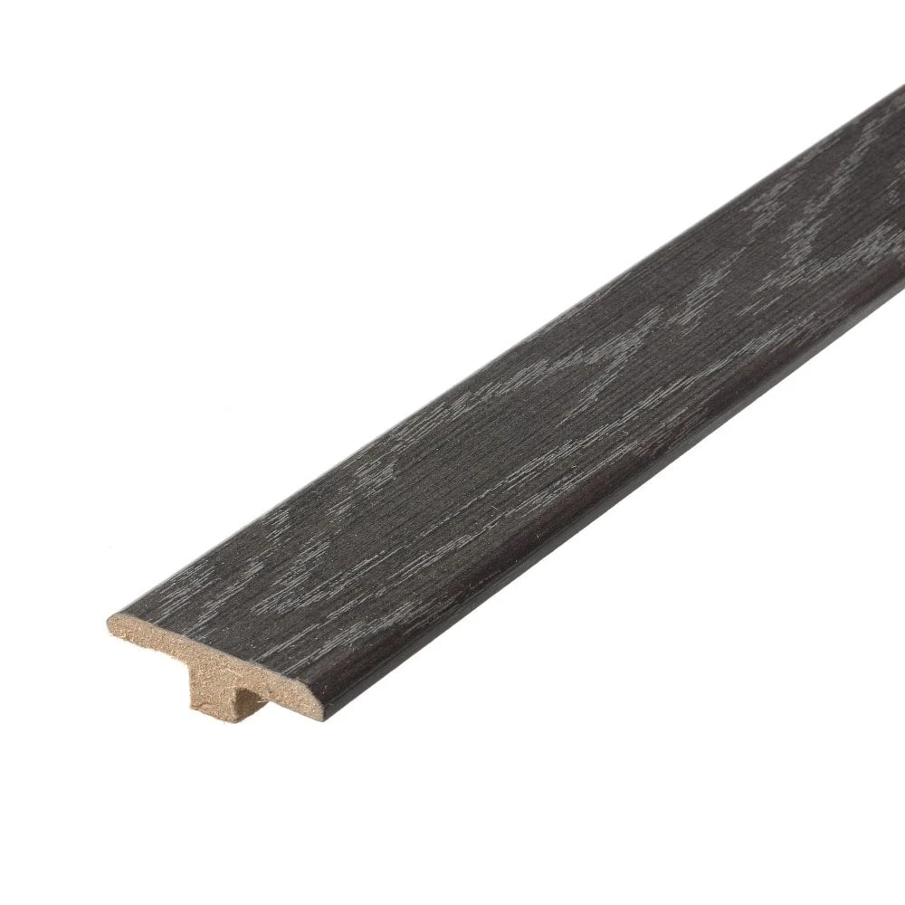 Leader Dark Grey Laminate Connecting Profile Door Bar (1m) 1 Leader Dark Grey Laminate Connecting Profile Door Bar (1m)