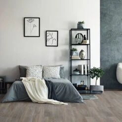 Liberty Floors Dark Oak - Comfort 8mm Laminate Flooring (217600) -Flooring Discount Store dark oak comfort 8mm laminate flooring 217600 p84707 189936 image