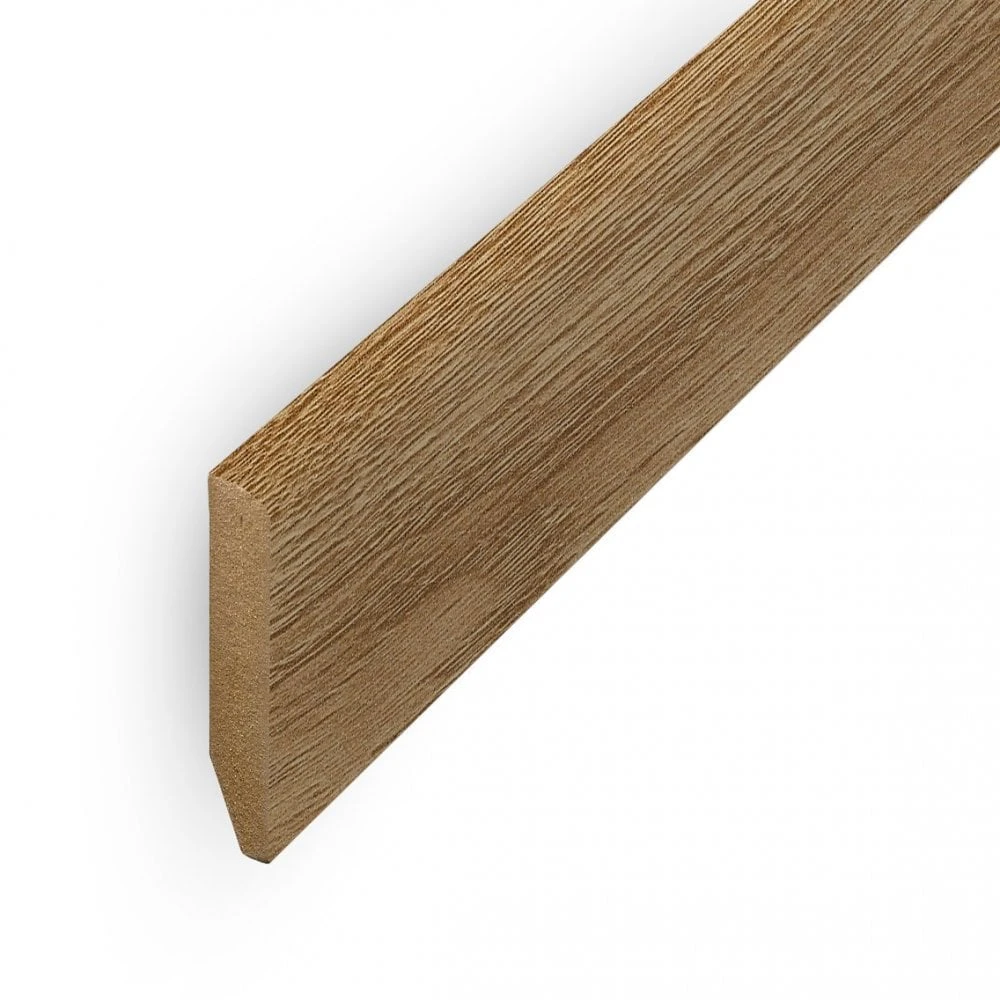 Leader Dark Oak Pencil Round Laminate Skirting Board (2.4m) 1 Leader Dark Oak Pencil Round Laminate Skirting Board (2.4m)