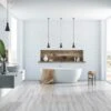 Liberty Floors Glacier Oak - Lustre 8mm High Gloss Laminate Flooring (222935)
