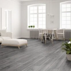 Swiss Krono Graphite Oak - Grand Selection Evolution 14mm Laminate Flooring (218900) -Flooring Discount Store graphite oak grand selection evolution 14mm laminate flooring 218900 p85642 193881 image