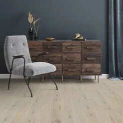 Liberty Floors Grey Mist Oak 1-Strip - Manor 14mm Engineered Real Wood Flooring (221195) -Flooring Discount Store grey mist oak 1 strip manor 14mm engineered real wood flooring 221195 p87457 210394 image