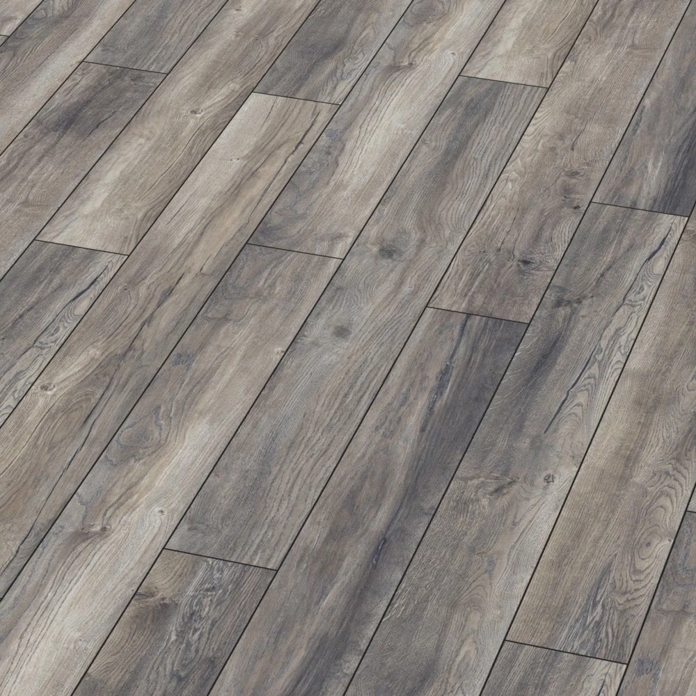 Kronotex Harbour Grey Oak - Robusto Villa 12mm Laminate Flooring (217737) 2 Kronotex Harbour Grey Oak - Robusto Villa 12mm Laminate Flooring (217737) - Image 2