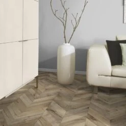 Kaindl Fortress Rochester Oak - Chevron Parquet 8mm Laminate Flooring (333483) -Flooring Discount Store kaindl fortress rochester oak chevron parquet 8mm laminate flooring 333483 p120325 243339 image