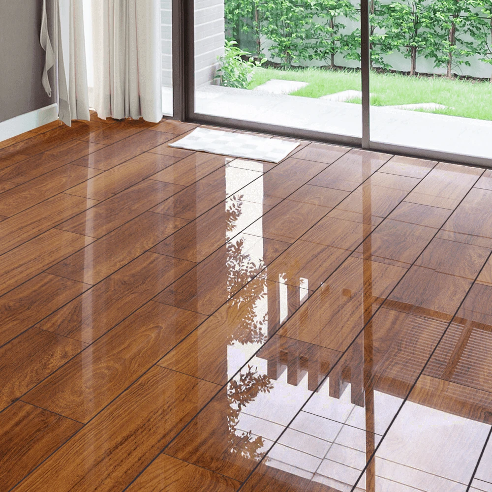 Liberty Floors Karoo Merbau - Lustre 8mm High Gloss Laminate Flooring (217786) 4 Liberty Floors Karoo Merbau - Lustre 8mm High Gloss Laminate Flooring (217786) - Image 4