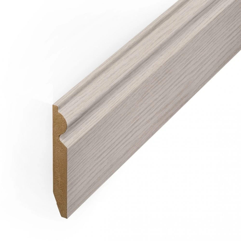 Leader Light Grey Torus Laminate Skirting Board (2.4m) 1 Leader Light Grey Torus Laminate Skirting Board (2.4m)