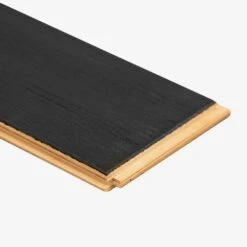 Liberty Floors Midnight Black Oak - Herringbone Parquet 14mm Engineered Real Wood Flooring (223765) -Flooring Discount Store midnight black oak herringbone parquet 14mm engineered real wood flooring 223765 p89995 232191 image