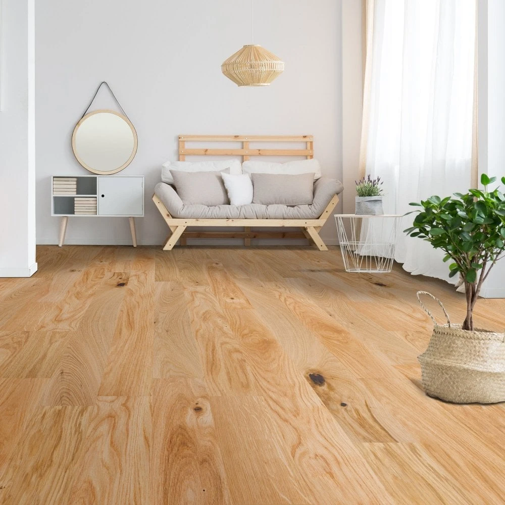 Liberty Floors Natural Oak - Premium Click 14mm Engineered Real Wood Flooring (190272) 1 Liberty Floors Natural Oak - Premium Click 14mm Engineered Real Wood Flooring (190272)