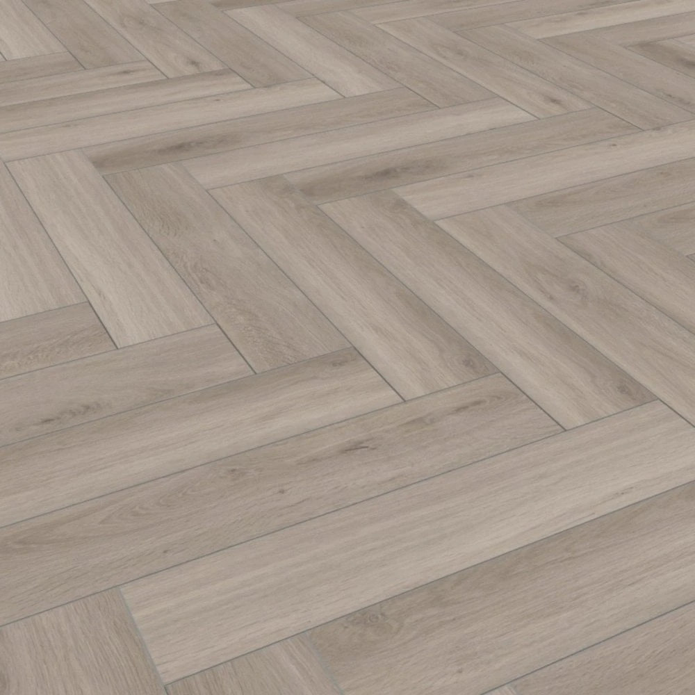 Kronotex Oak Silver - Herringbone 8mm Laminate Flooring (222940) 2 Kronotex Oak Silver - Herringbone 8mm Laminate Flooring (222940) - Image 2