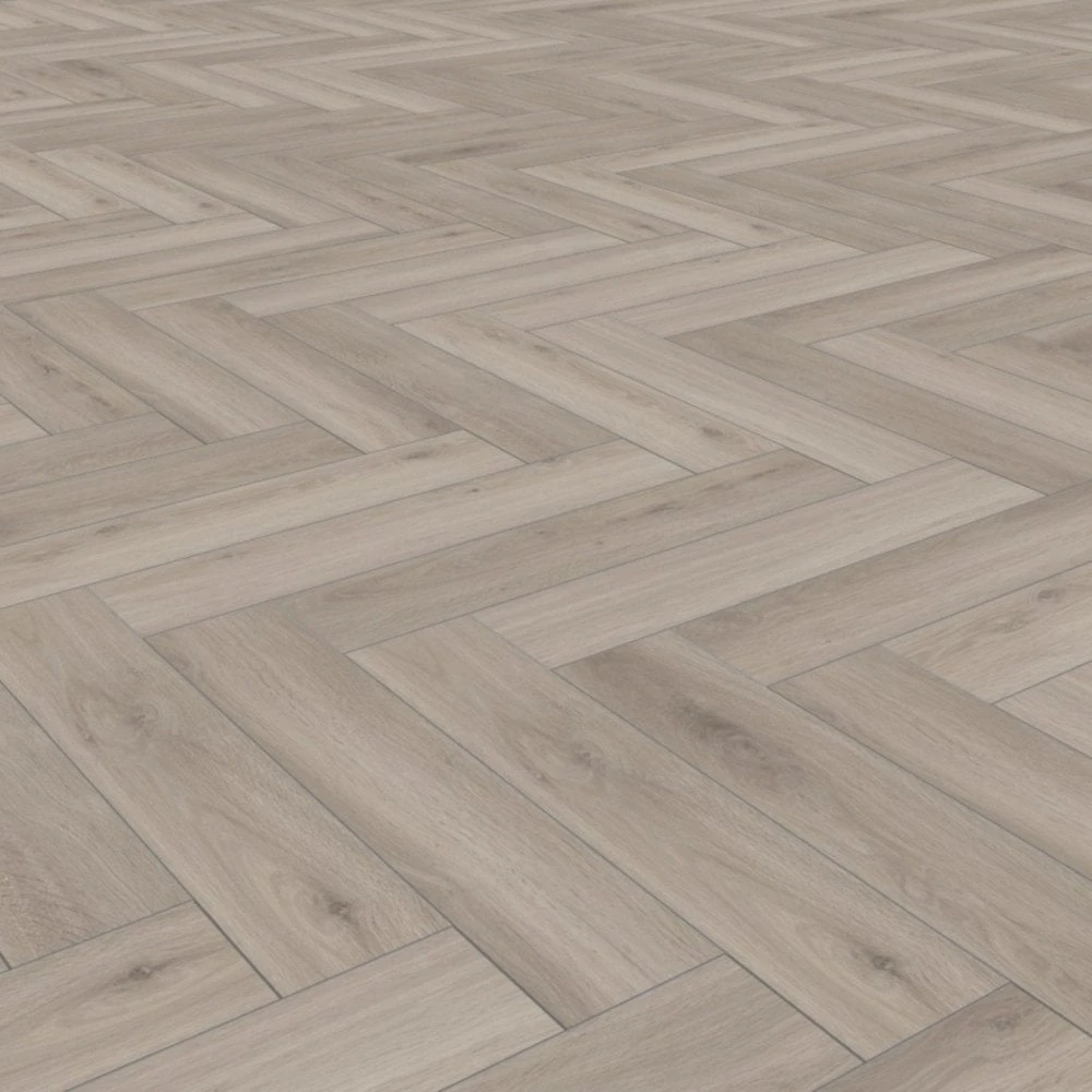 Kronotex Oak Silver - Herringbone 8mm Laminate Flooring (222940) 3 Kronotex Oak Silver - Herringbone 8mm Laminate Flooring (222940) - Image 3