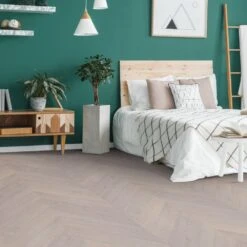 Liberty Floors Pebble Grey Oak - Chevron 15mm Engineered Real Wood Flooring (249202) -Flooring Discount Store pebble grey oak chevron 15mm engineered real wood flooring 249202 p108328 240896 image