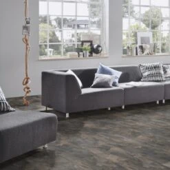 Krono Original Pewter Slate - Impressions 8mm Laminate Flooring (219266) -Flooring Discount Store pewter slate impressions 8mm laminate flooring 219266 p85773 194088 image