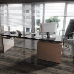 Liberty Floors Ravine Oak - Lustre 8mm High Gloss Laminate Flooring (217790) -Flooring Discount Store ravine oak lustre 8mm high gloss laminate flooring 217790 p84872 191415 image