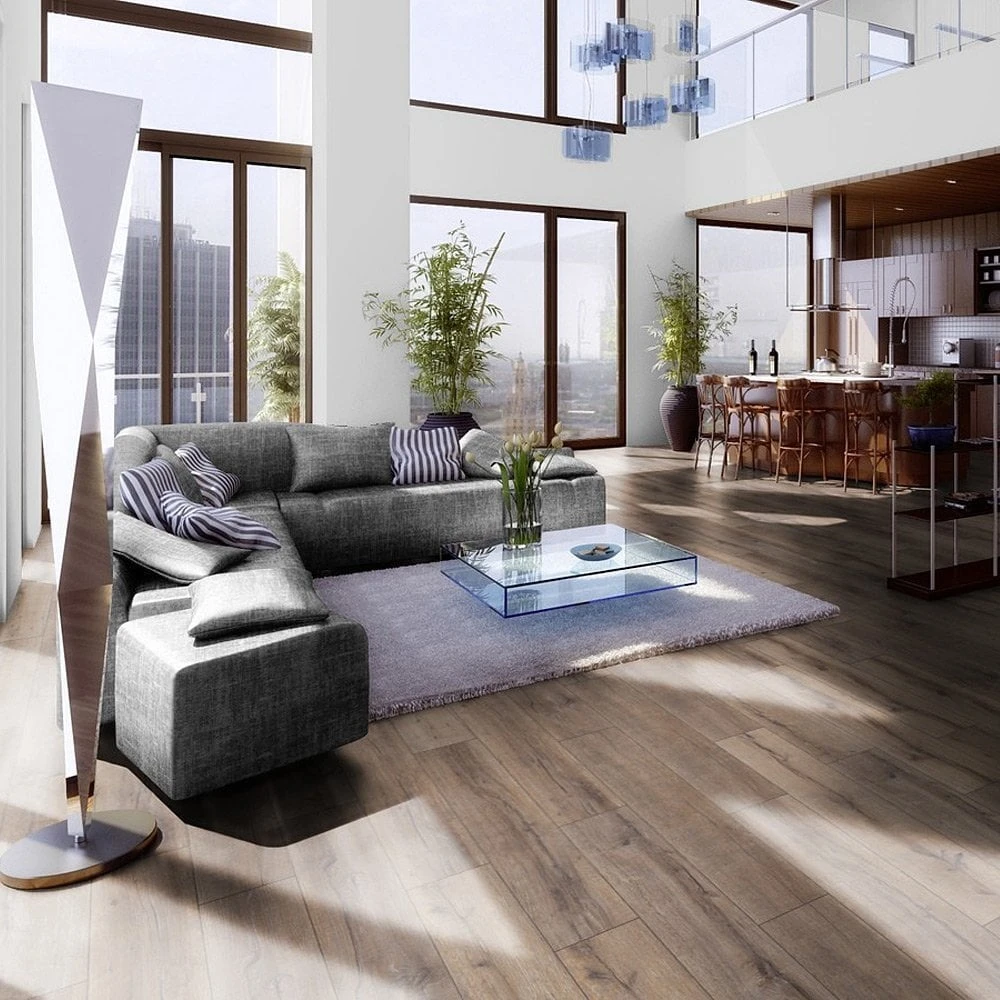 Kronotex Rift Oak - Exquisite Plus 8mm Laminate Flooring (221379) 3 Kronotex Rift Oak - Exquisite Plus 8mm Laminate Flooring (221379) - Image 3