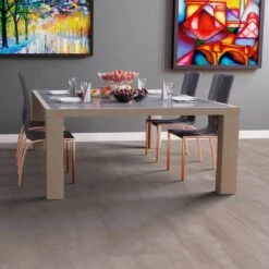 Liberty Floors Smokey Grey - Lustre 8mm High Gloss Laminate Flooring (217058) -Flooring Discount Store smokey grey lustre 8mm high gloss laminate flooring 217058 p84207 187687 image