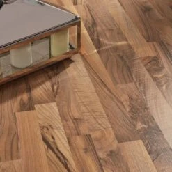 Kronotex Ticino Walnut - Superior 6mm Laminate Flooring (219527) -Flooring Discount Store ticino walnut superior 6mm laminate flooring 219527 p85898 196513 image