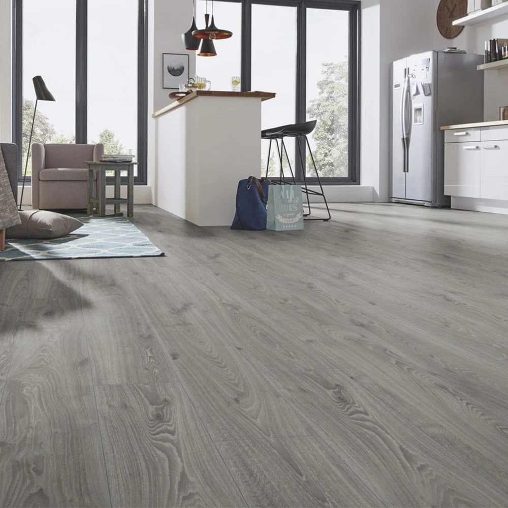 Kronotex Timeless Grey Oak - Robusto Villa 12mm Laminate Flooring (217736) 1 Kronotex Timeless Grey Oak - Robusto Villa 12mm Laminate Flooring (217736)