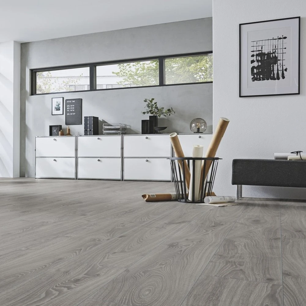 Kronotex Timeless Grey Oak - Robusto Villa 12mm Laminate Flooring (217736) 4 Kronotex Timeless Grey Oak - Robusto Villa 12mm Laminate Flooring (217736) - Image 4