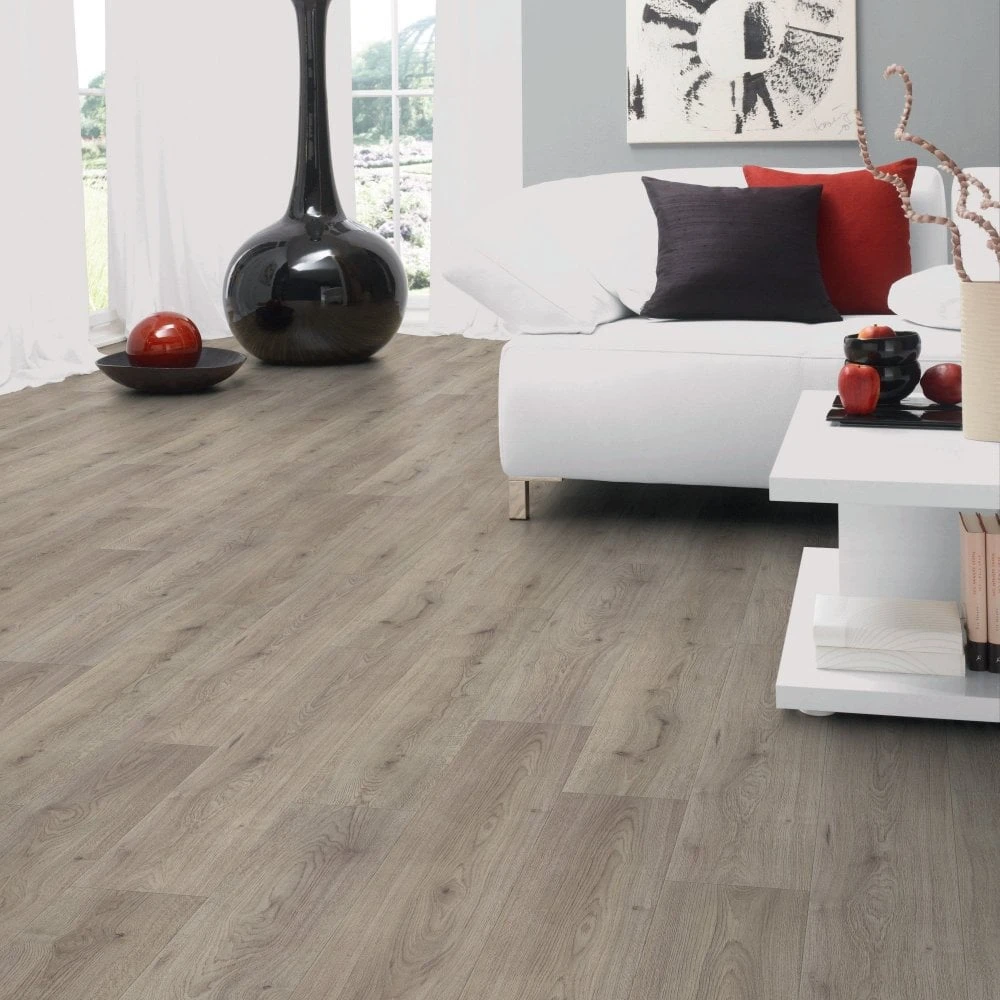 Kronotex Trend Oak Grey - Advanced 8mm Laminate Flooring (219522) 1 Kronotex Trend Oak Grey - Advanced 8mm Laminate Flooring (219522)