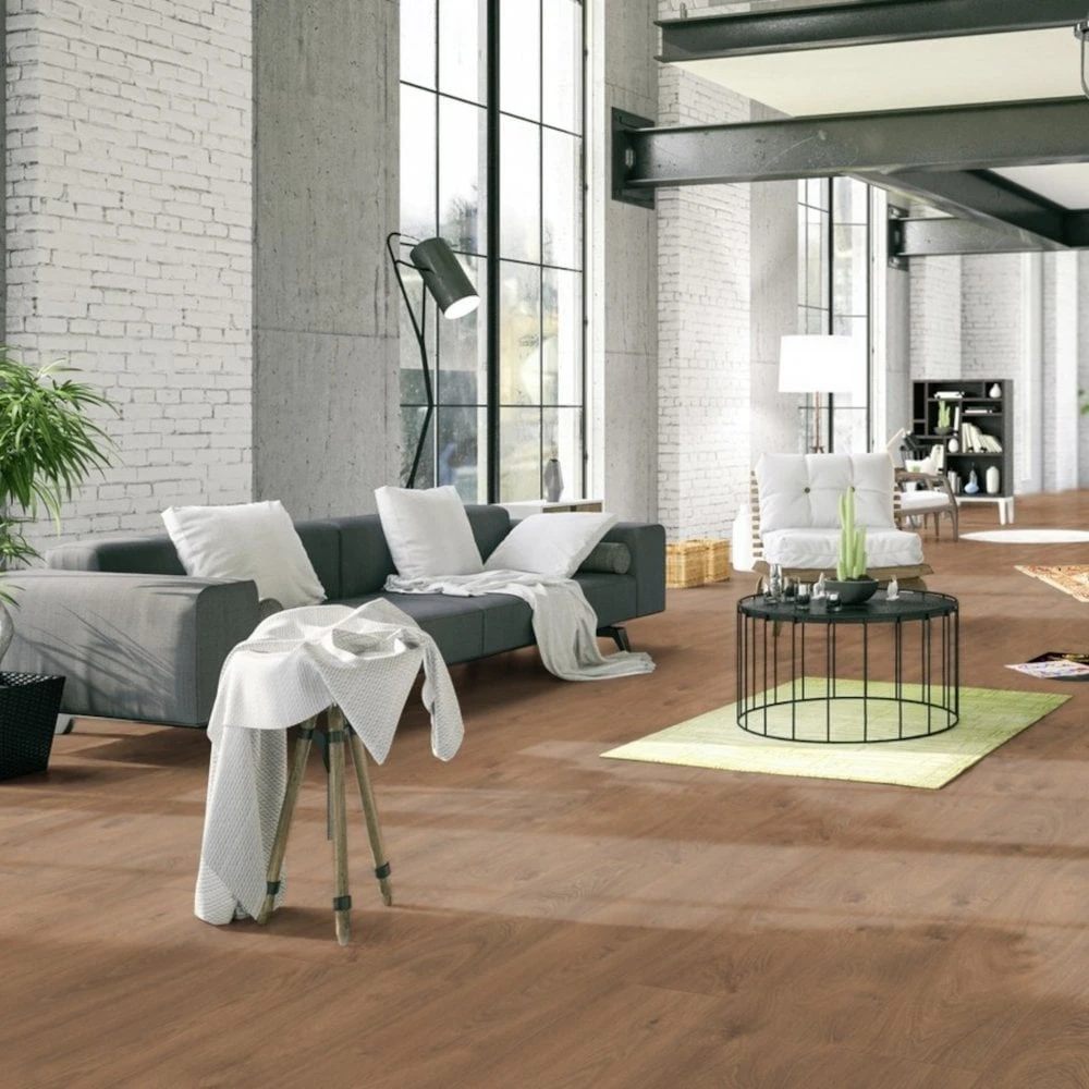 Swiss Krono Verbier Oak - Solid Chrome 12mm Laminate Flooring (218893) 3 Swiss Krono Verbier Oak - Solid Chrome 12mm Laminate Flooring (218893) - Image 3