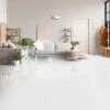 Liberty Floors White - Lustre Flawless 8mm High Gloss Laminate Flooring (183654)
