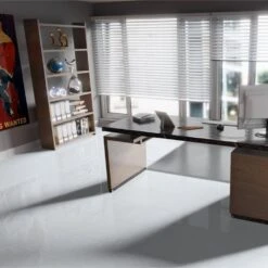 Liberty Floors White - Lustre Stone 8mm High Gloss Laminate Flooring (223770) -Flooring Discount Store white lustre stone 8mm high gloss laminate flooring 223770 p90000 207812 image